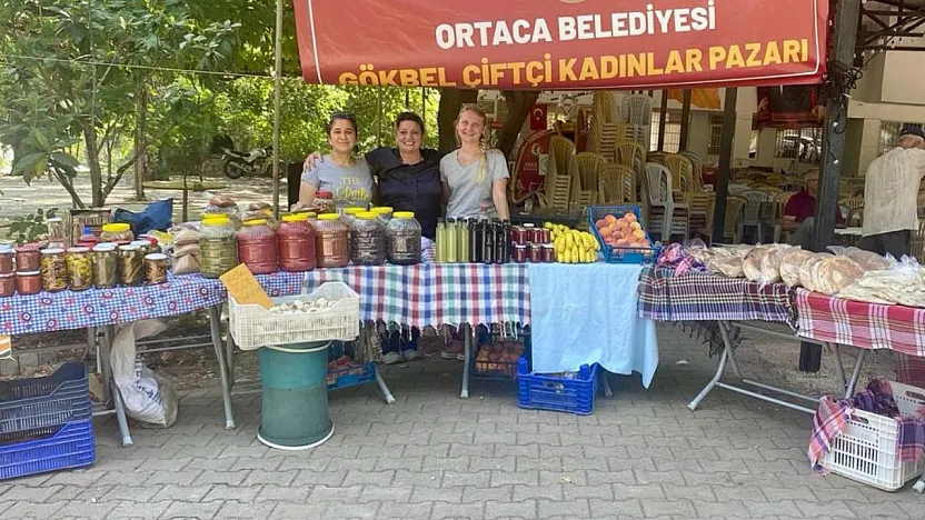 Ortaca'da ilk defa 'Kadın Üretici Pazarı' kuruldu