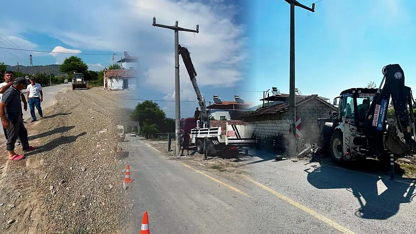 Ortaca Dikmekavak'ta yol güvenliği artırılıyor