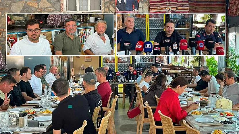 Seydikemer'de 'Basın Bayramı' buluşması: Protokol ve gazeteciler bir araya geldi