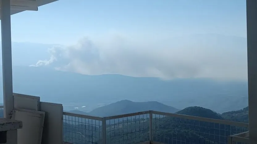 Seydikemer'de orman yangını