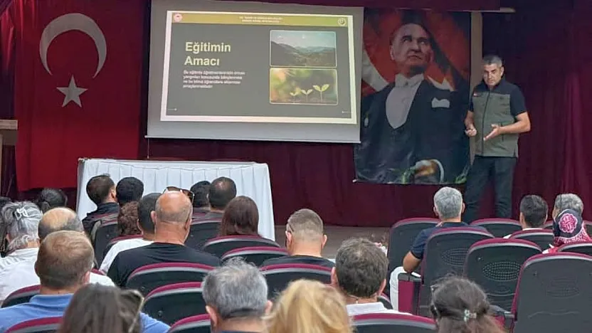 Seydikemer'de orman yangınlarıyla mücadele ve farkındalık eğitimi