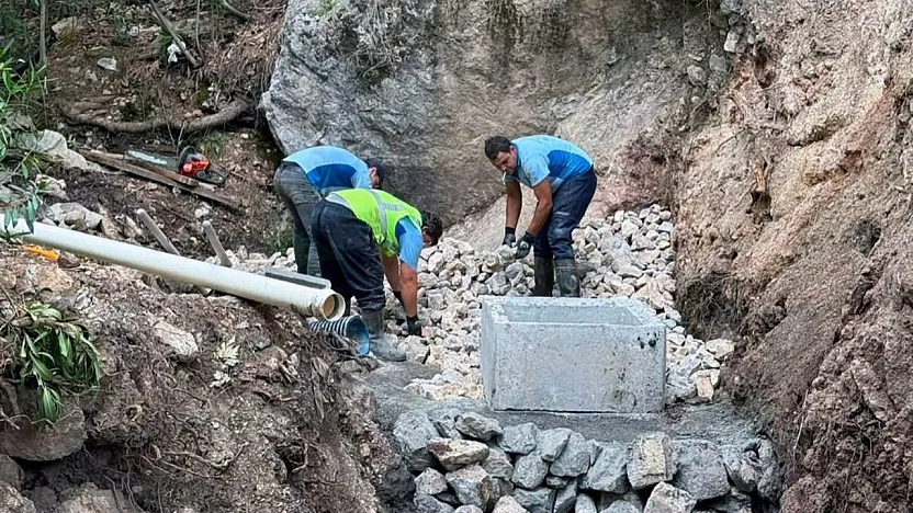 Seydikemer'de su kaynakları yenilendi