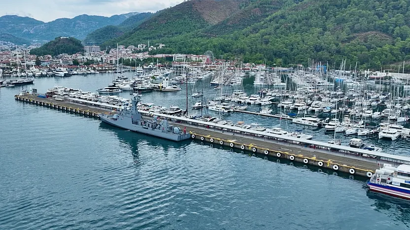TCG Zıpkın Marmaris'te ziyarete açıldı