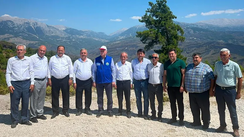 TZOB Genel Başkanı Bayraktar, Seydikemer'deki yangın bölgesinde incelemelerde bulundu