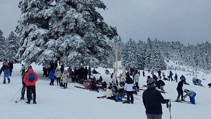 Uludağ'da telesiyej arızası: Mahsur kalan 40 tatilci kurtarıldı