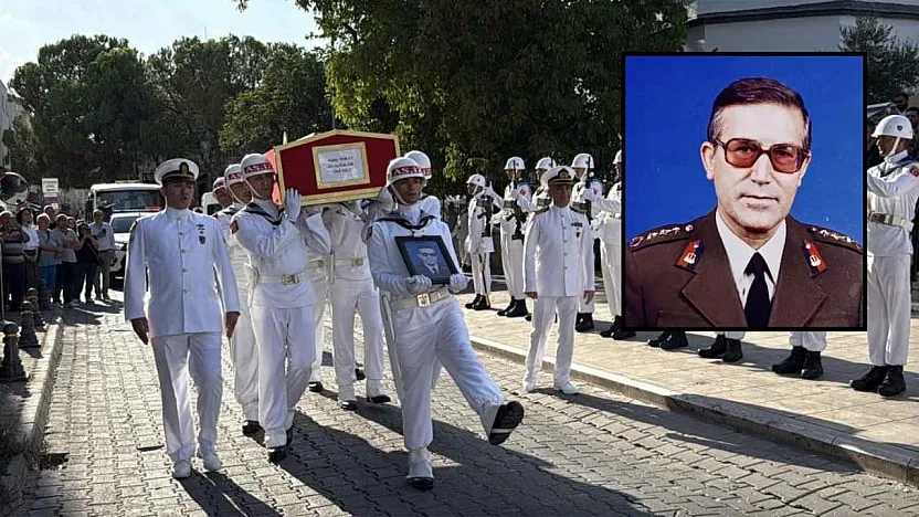 Yargıtay Onursal Daire Başkanı Tokat, Menteşe'de askeri törenle son yolculuğuna uğurlandı