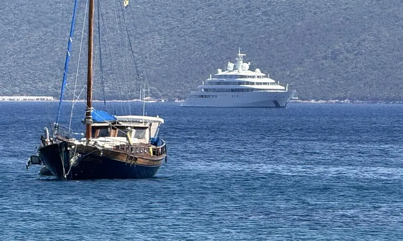 150 milyon dolarlık yüzen saray Bodrum'da