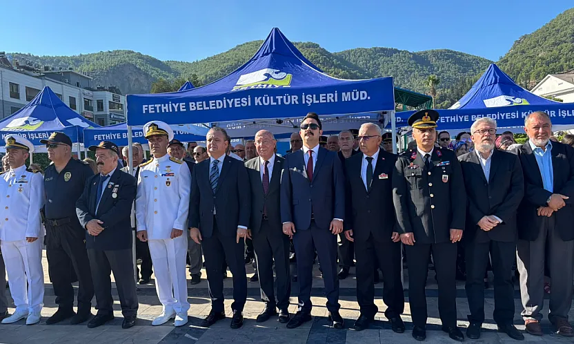 19 Eylül Gaziler Günü Fethiye'de törenle kutlandı