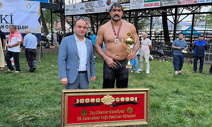 33. Seki Yağlı Pehlivan Güreşleri'nde Başpehlivan İsmail Koç Oldu