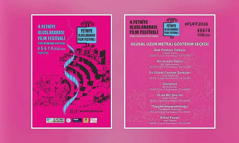 4. Fethiye Uluslararası Film Festivali'nin Ulusal Uzun Metraj Gösterim Seçkisi Açıklandı