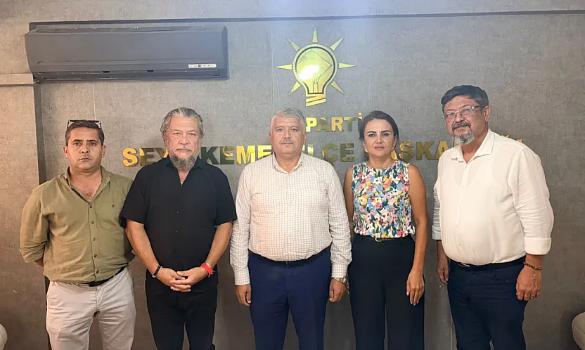 4'lü Masa, AK Parti Seydikemer İlçe Başkanı Ali Büklü'yü ziyaret etti