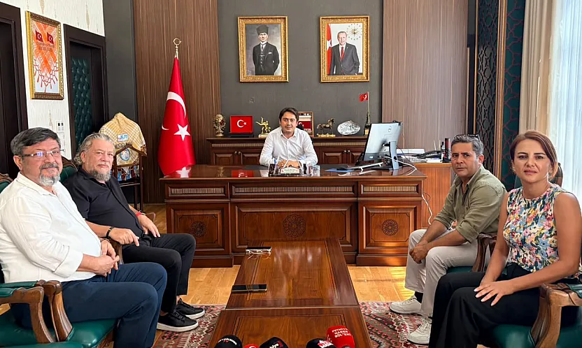 4'lü Masa, Seydikemer Kaymakamı Mustafa Dilekli'yi ziyaret etti