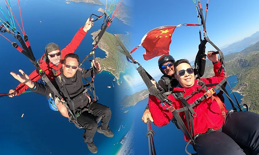 Babadağ'da Çinli Turist Bereketi