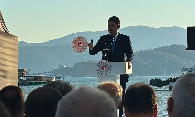Bakan Kurum'dan Fethiye Körfezi açıklaması: '3 yılda temizleyeceğiz'