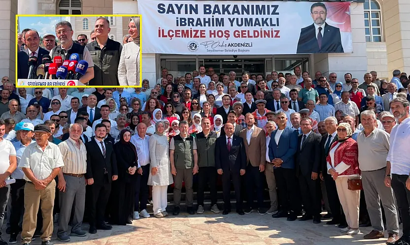 Bakan Yumaklı'dan Seydikemer'e 1.500 kişilik istihdam müjdesi