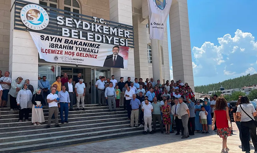 Bakan Yumaklı'nın Seydikemer ziyareti öncesi heyecanlı bekleyiş