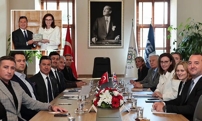 Başkan Aras, Birleşik Krallık Büyükelçisi Jennifer Anderson'ı Ağırladı