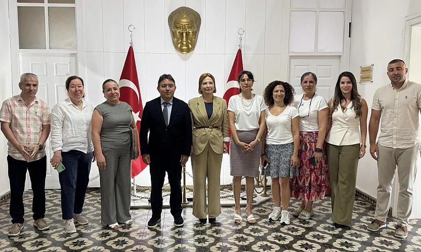 Başsavcı Yörük'ten Kaymakam Kaya'ya veda ziyareti