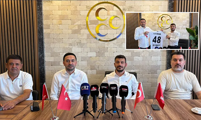 Beşiktaş Taraftarlar Derneği'nden MHP Fethiye İlçe Başkanı Öztürkçü'ye ziyaret