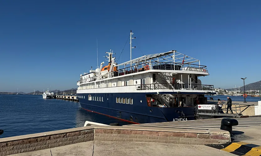 Bodrum'a Athena kruvaziyeriyle 46 turist geldi