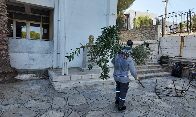 Bodrum Belediyesi'nden okullara bakım ve onarım desteği