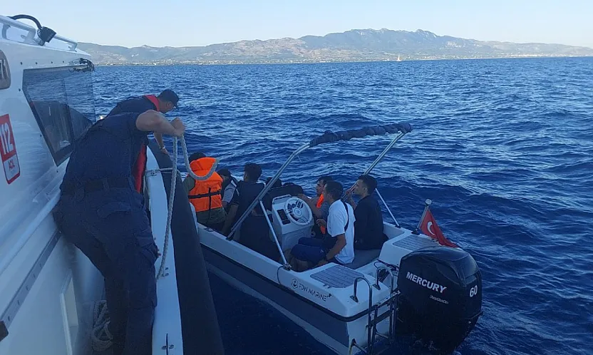 Bodrum'da 10 düzensiz göçmen yakalandı