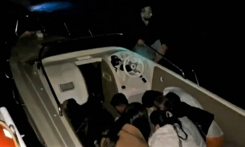 Bodrum'da 15 düzensiz göçmen yakalandı 2 gözaltı