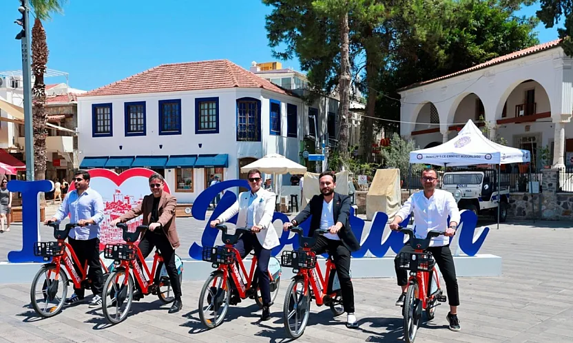 Bodrum'da Elektrikli Bisiklet Paylaşım Sistemi için imzalar atıldı