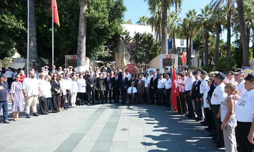 Bodrum'da Gaziler Günü törenle kutlandı