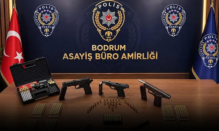 Bodrum'da silah sesleri paniğe neden oldu: 2 gözaltı