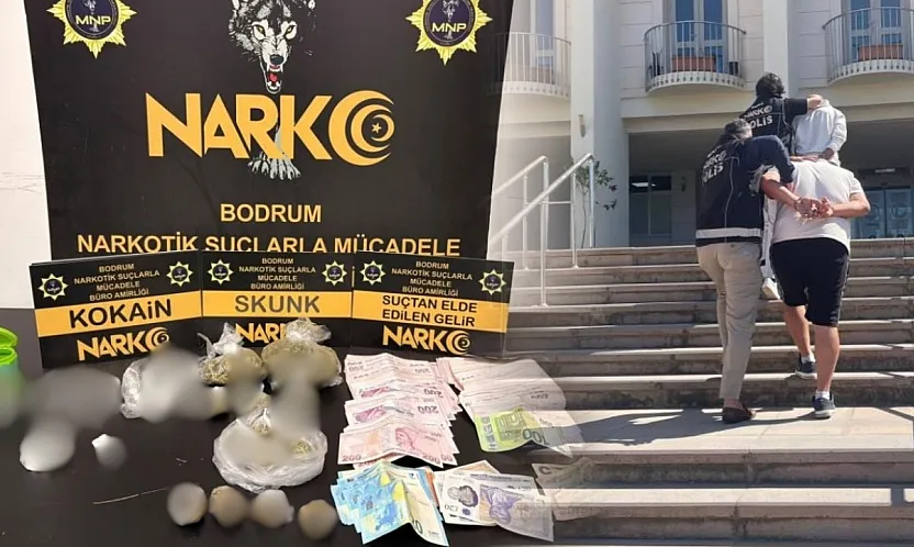 Bodrum'da uyuşturucu operasyonu: 2 şüpheli tutuklandı
