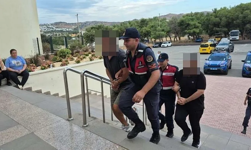 Bodrum'da yasadışı bahis operasyonunda gözaltına alınan 43 şüpheli adliyede