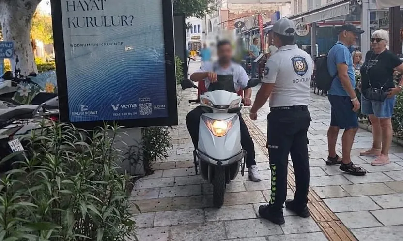 Bodrum'da yaya güvenliği için denetimler sıklaştırıldı