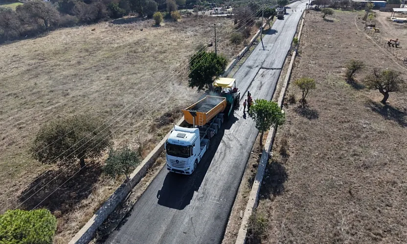 Bodrum'da yol çalışmaları dört mahallede sürüyor