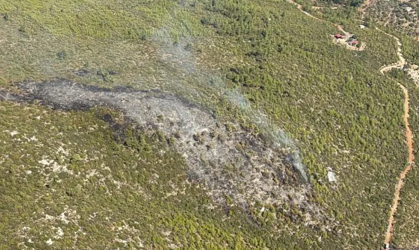Bodrum'daki orman yangını kontrol altına alındı