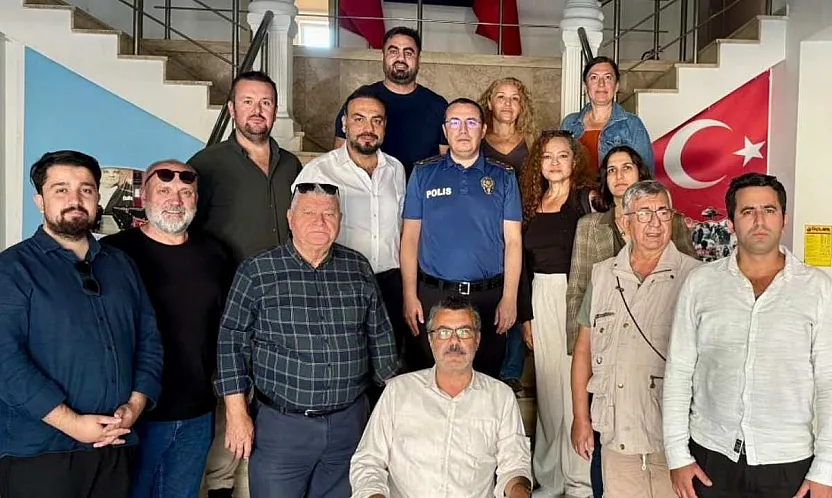 Bodrum Emniyet Müdürü Gökmen gazetecileri ağırladı