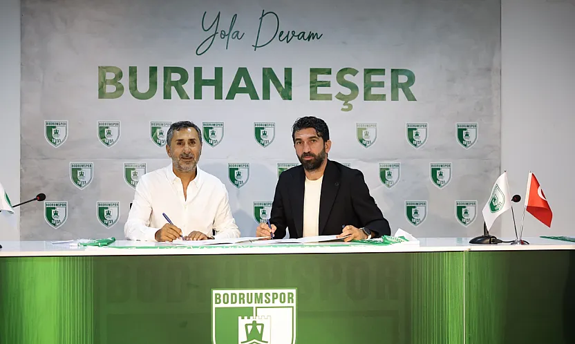 Bodrum FK, Burhan Eşer ile yola devam kararı aldı