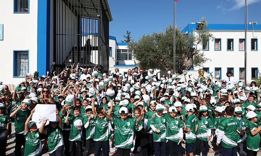 Bodrum FK'dan öğrencilere yeşil beyaz sürpriz