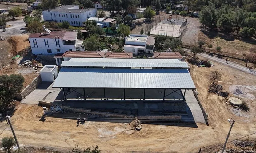 Bodrum Pınarlıbelen'de pazar yeri ve sosyal alan için geri sayım