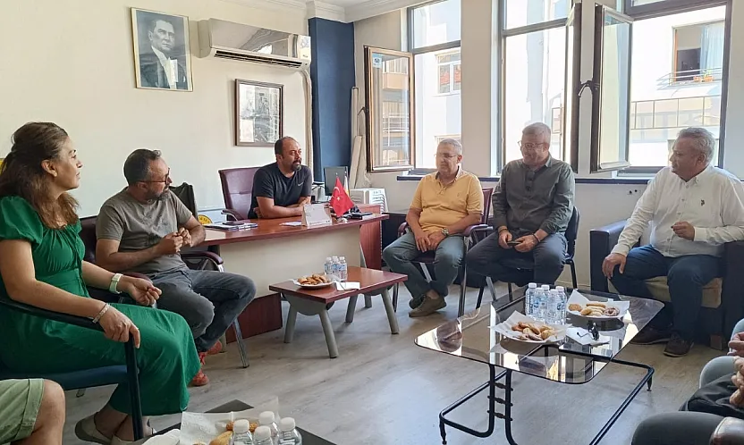 CHP Fethiye İlçe Başkanlığı'ndan Eğitim Sen'e destek ziyareti