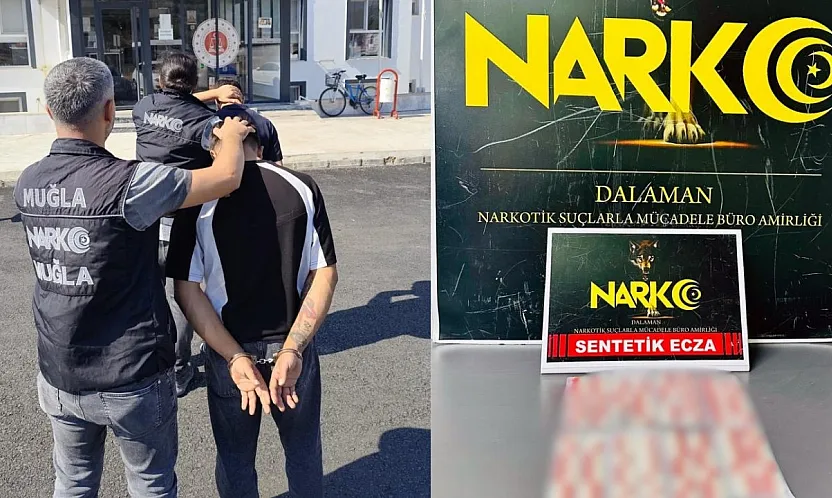 Dalaman'a otobüsle uyuşturucu getiren şüpheli tutuklandı