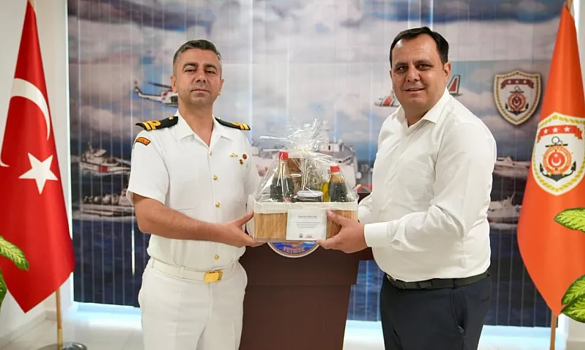 Dalaman Belediye Başkanı Durmuş'tan Yüzbaşı Çalık'a hayırlı olsun ziyareti