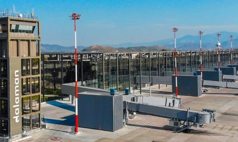 Dalaman havalimanında 7 ayda 2 milyon 739 bin yolcuya hizmet verildi