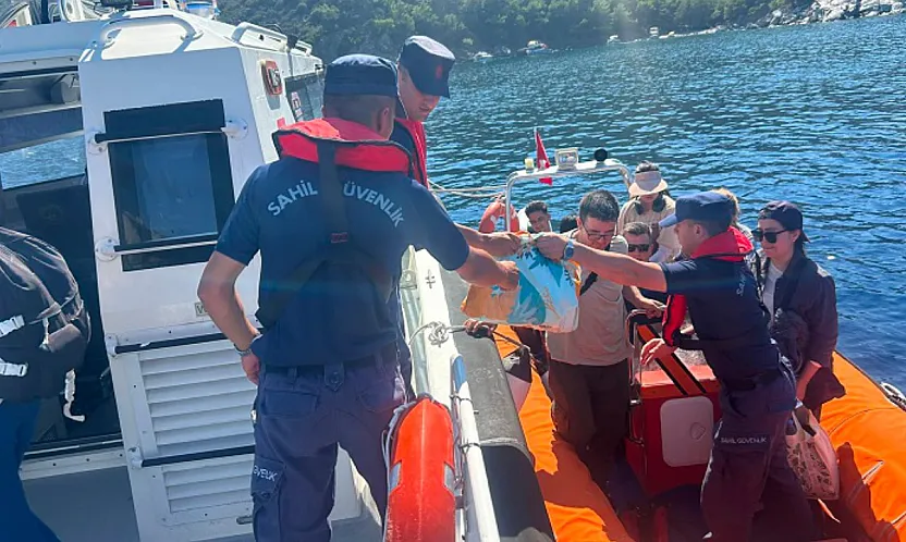 Datça'da 19 Düzensiz Göçmen Yakalandı