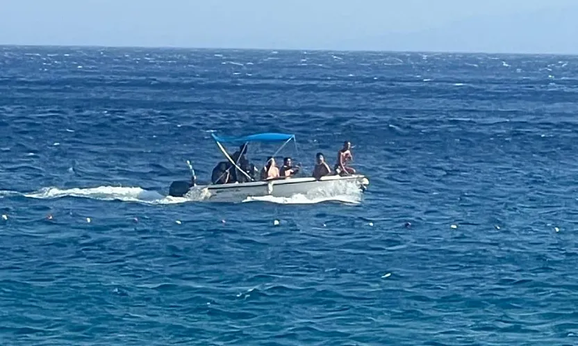 Datça'da akıntıya kapılan 2 tatilci tekneyle kurtarıldı