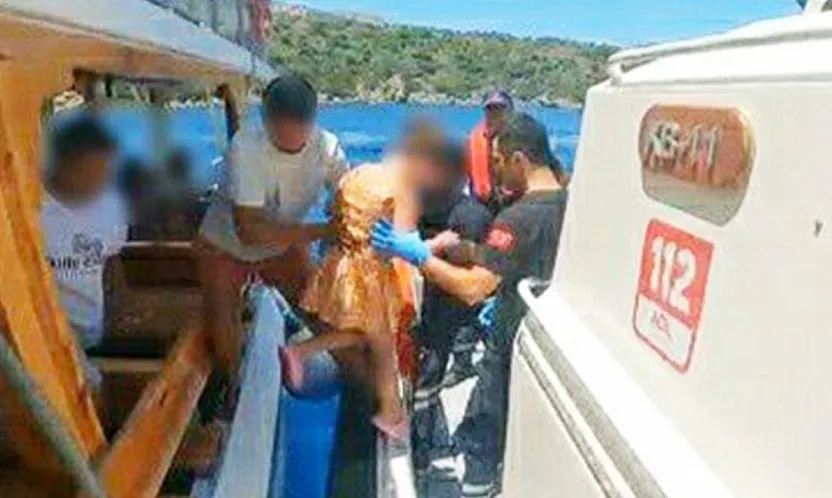 Datça ve Dalaman'da iki kişiye tıbbi tahliye gerçekleştirildi