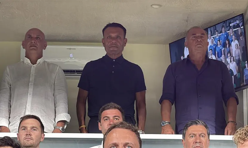 Fatih Terim, Muğla derbisini tribünden takip etti
