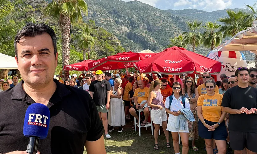 Fethiye açık su yüzme yarışlarında final etabı Kelebekler Vadisi'nde yapıldı