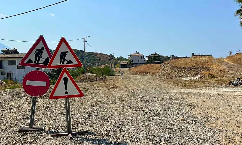 Fethiye Adnan Menderes Caddesi'nde yol çalışmasında sona yaklaşıldı