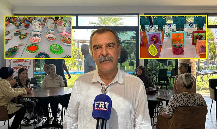 Fethiye Alzheimer Derneği'nden anlamlı sergi: Emekler sanatla buluştu